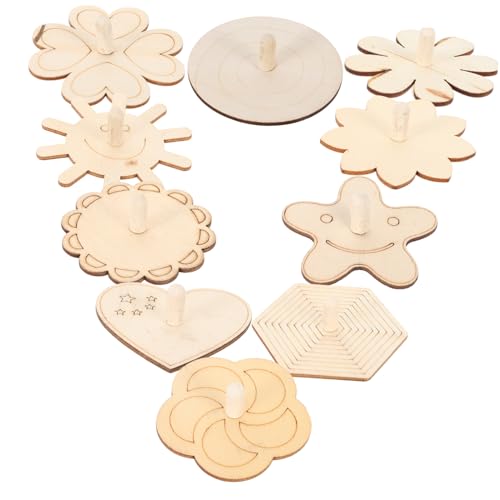 BESPORTBLE 10Stücke DIY Holzkreisel Für Teiliges Unvollendetes Holzspielzeug Gestalten Kreatives Bastelspielzeug Für Kindergarten Und Zuhause Fördert Hand Augen Koordination BESPORTBLE 10Stücke DIY Holzkreisel Für Teiliges Unvollendetes Holzspielzeug Gestalten Kreatives Bastelspielzeug Für Kindergarten Und Zuhause Fördert Hand Augen Koordination von BESPORTBLE