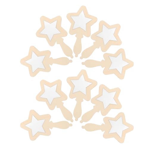 BESPORTBLE 10Stücke DIY Holzspiegel Für Unlackierte Bastelspiegel Sternform Tragbar Sicher Für Kunstprojekte Unzerbrechlich Vielseitig Einsetzbar BESPORTBLE 10Stücke DIY Holzspiegel Für Unlackierte Bastelspiegel Sternform Tragbar Sicher Für Kunstprojekte Unzerbrechlich Vielseitig Einsetzbar von BESPORTBLE