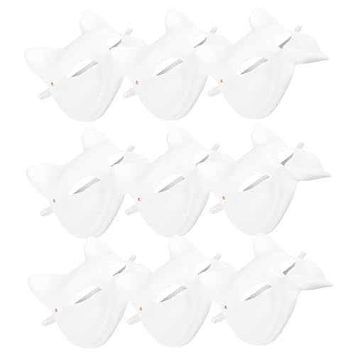 BESPORTBLE 10Stücke DIY Leere Papiermasken Für Halloween Weiße Maske Zum Bemalen Cosplay Und Karneval Kreative Bastelideen Und Kostümpartys BESPORTBLE 10Stücke DIY Leere Papiermasken Für Halloween Weiße Maske Zum Bemalen Cosplay Und Karneval Kreative Bastelideen Und Kostümpartys von BESPORTBLE