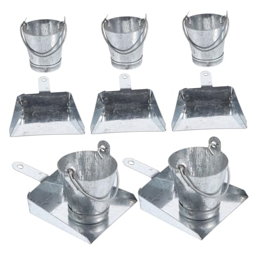 BESPORTBLE 10Stücke Eimer Und Schaufeln Für Puppenhaus Dekoration Metall Eimer Und Kehrschaufel Miniaturgärten Und Kreative Bastelprojekte BESPORTBLE 10Stücke Eimer Und Schaufeln Für Puppenhaus Dekoration Metall Eimer Und Kehrschaufel Miniaturgärten Und Kreative Bastelprojekte von BESPORTBLE