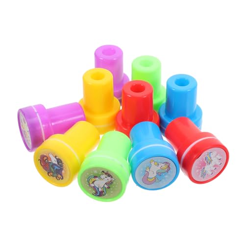 BESPORTBLE 10Stücke Einhorn Stempel Für Niedliche DIY Stempel Einhornmotiv Als Party Mitgebsel Für Kindergeburtstag Und Klassenzimmer Belohnungen von BESPORTBLE