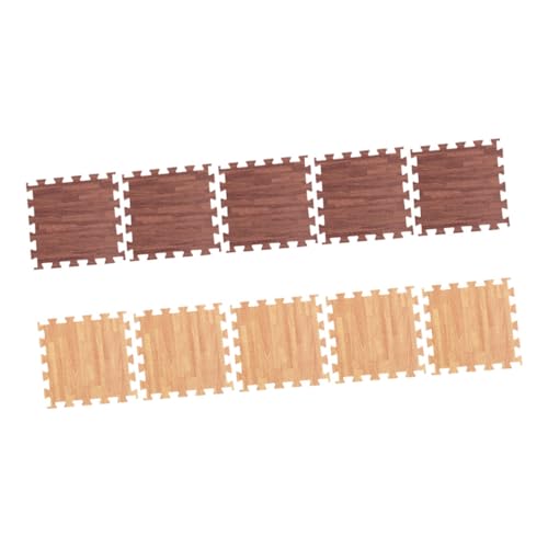 BESPORTBLE 10Stücke Eva Puzzlematten mit Holzmaserung rutschfest und für Wohnzimmer Schlafzimmer und Spielzimmer Schutzmatte für Fitness und Kinderaktivitäten BESPORTBLE 10Stücke Eva Puzzlematten mit Holzmaserung rutschfest und für Wohnzimmer Schlafzimmer und Spielzimmer Schutzmatte für Fitness und Kinderaktivitäten von BESPORTBLE