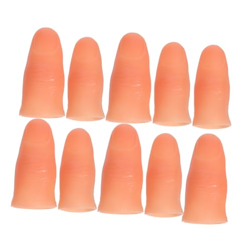 BESPORTBLE 10Stücke Finger Requisiten Realistische Fake Finger aus Weichem Kunststoff für Zaubertricks und Bühnenaufführungen Normalgröße Große von BESPORTBLE