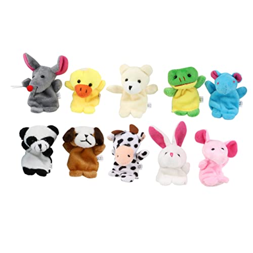 BESPORTBLE 10Stücke Fingerpuppen Aus Cartoon Tier Puppen Für Kleinkinder Fingerspielzeug Für Geschichten Und Kreative Spiele BESPORTBLE 10Stücke Fingerpuppen Aus Cartoon Tier Puppen Für Kleinkinder Fingerspielzeug Für Geschichten Und Kreative Spiele von BESPORTBLE