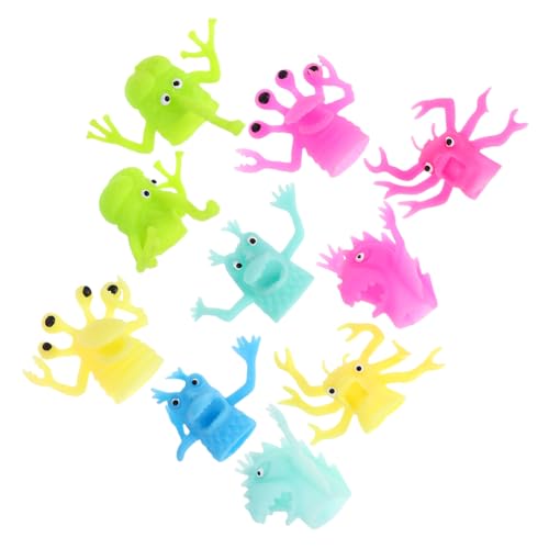 BESPORTBLE 10Stücke Fingerpuppen Kreaturen Finger Rollenspiel Lustige Fingerpuppen Für Haustiere Fingerpuppen Für Partys Und Geschichten Erzählen von BESPORTBLE