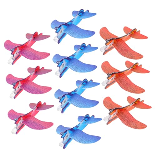 BESPORTBLE 10Stücke Flugzeuge Für Handstart Spielzeugflugzeuge Einhorn Design Leichtgewichtige Schaumflugzeuge Für Outdoor Spaß Und Lernspiele von BESPORTBLE