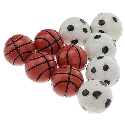 BESPORTBLE 10Stücke Fußball und Basketball Modelle DIY Zubehör für Kreative Bastelprojekte zur Dekoration von Puppenhäusern und Spielplätzen Lebensechte BESPORTBLE 10Stücke Fußball und Basketball Modelle DIY Zubehör für Kreative Bastelprojekte zur Dekoration von Puppenhäusern und Spielplätzen Lebensechte von BESPORTBLE