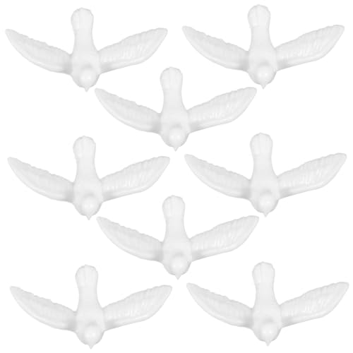 BESPORTBLE 10Stücke Künstliche Tauben Modellset Weißer Vogel Dekoration Für Puppenhaus Vögel Für Tischdeko Und Wohnaccessoires Harz Figur Für Kreative Szenen BESPORTBLE 10Stücke Künstliche Tauben Modellset Weißer Vogel Dekoration Für Puppenhaus Vögel Für Tischdeko Und Wohnaccessoires Harz Figur Für Kreative Szenen von BESPORTBLE