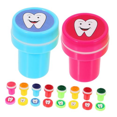 BESPORTBLE Stempel Für Jungen Und Mädchen 10 Stück Selbstfärbende Stempel Zur Kartengestaltung Für Schulbelohnungen von BESPORTBLE