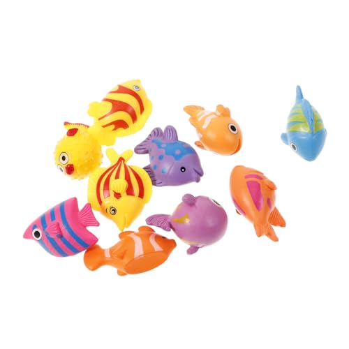 BESPORTBLE 10Stücke Meerestier Figuren Niedliche Kunststoff Fische Für Aquarium Dekoration Farbige Mikrolandschaft Requisiten Für Aquariengestaltung BESPORTBLE 10Stücke Meerestier Figuren Niedliche Kunststoff Fische Für Aquarium Dekoration Farbige Mikrolandschaft Requisiten Für Aquariengestaltung von BESPORTBLE