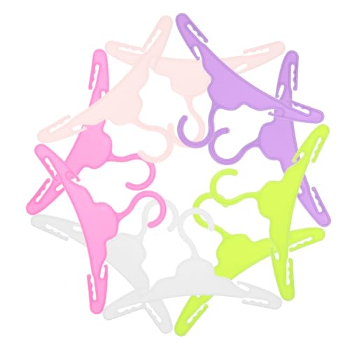 BESPORTBLE 10Stücke Mini Kleiderbügel für Puppen Kleine Hänger für Puppenkleidung für DIY Puppenschränke und Kleidungsausstellungen Praktische Accessoires für Kreative von BESPORTBLE