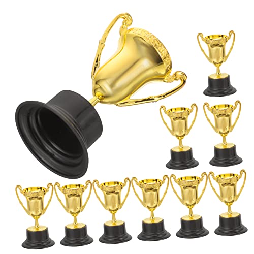 BESPORTBLE Kleiner Trophäen für Kinder 10 Stück Kunststoffpreis für Sportwettbewerbe Lebendige Auszeichnungen Partygeschenke von BESPORTBLE