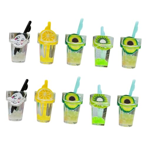BESPORTBLE 10Stücke Miniature Drink Realistic Beverage Models for Dollhouse Decoration Mixed Styles and Colors for Play Food Scenes BESPORTBLE 10Stücke Miniature Drink Realistic Beverage Models for Dollhouse Decoration Mixed Styles and Colors for Play Food Scenes von BESPORTBLE