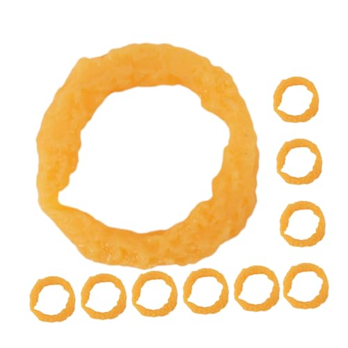 BESPORTBLE 10Stücke Nachgeahmte Tintenfischringe Realistische Lebensmittelmodelle für Küchendekoration Zubehör für Food Fotografie aus Sicherem Material mit Geschmeidiger Textur BESPORTBLE 10Stücke Nachgeahmte Tintenfischringe Realistische Lebensmittelmodelle für Küchendekoration Zubehör für Food Fotografie aus Sicherem Material mit Geschmeidiger Textur von BESPORTBLE