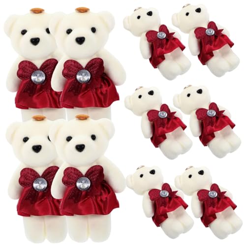 BESPORTBLE 10stücke Kuscheltier Bär Dekoration Für Hochzeiten Plüschbären Niedliche Kleine Stofftiere Für Brautstrauß Tischdeko Und Und Sicher BESPORTBLE 10stücke Kuscheltier Bär Dekoration Für Hochzeiten Plüschbären Niedliche Kleine Stofftiere Für Brautstrauß Tischdeko Und Und Sicher von BESPORTBLE