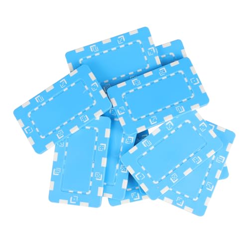 BESPORTBLE 10Stücke Poker Chips Rechteckige Spielmünzen Für Poker Mahjong Und Andere Spiele Für Pokerabende Und Freizeitspiele von BESPORTBLE