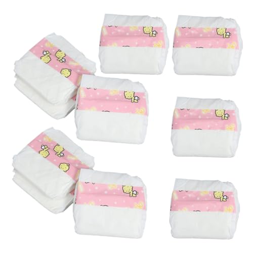 BESPORTBLE 10Stücke Puppenwindeln für Babypuppen Wiederverwendbare Puppenzubehör für Kleine Puppen Fördert und Fürsorglichkeit im Spiel Puppenaccessoires von BESPORTBLE