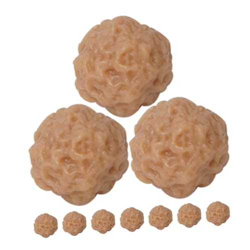 BESPORTBLE 10Stücke Realistisches PVC Rindfleisch Fleischbällchen Modell Lebensechte Dekoration für Küche Party Requisite und Fotografie Simulierte Lebensmittel für Kreative von BESPORTBLE