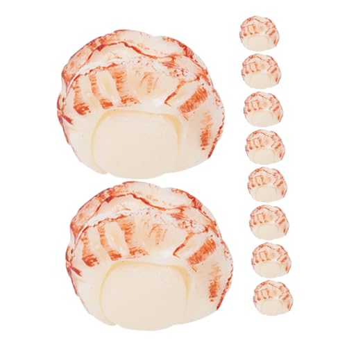 BESPORTBLE 10Stücke Requisiten Realistisches Jakobsmuschelfleisch Künstliche Meeresfrüchte für Rollenspielküche und Kreatives DIY für Jungen BESPORTBLE 10Stücke Requisiten Realistisches Jakobsmuschelfleisch Künstliche Meeresfrüchte für Rollenspielküche und Kreatives DIY für Jungen von BESPORTBLE