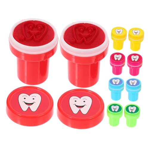BESPORTBLE 10Stücke Selbstfärbende Stempel Für Lustige Cartoon Zähne Muster Stempelset Für Tagebuch DIY Und Bastelprojekte Ermutigungsstempel Für Schule Und Freizeit BESPORTBLE 10Stücke Selbstfärbende Stempel Für Lustige Cartoon Zähne Muster Stempelset Für Tagebuch DIY Und Bastelprojekte Ermutigungsstempel Für Schule Und Freizeit von BESPORTBLE