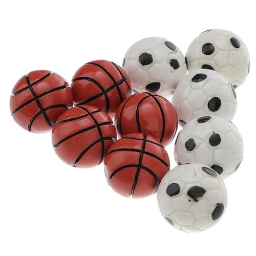 BESPORTBLE 10Stücke Spielplatz Zubehör Set Sportbälle für DIY Spielhausmodelle Realistische Fußball und Basketball Modelle aus Harz für Miniaturspielplätze und Puppenhäuser BESPORTBLE 10Stücke Spielplatz Zubehör Set Sportbälle für DIY Spielhausmodelle Realistische Fußball und Basketball Modelle aus Harz für Miniaturspielplätze und Puppenhäuser von BESPORTBLE