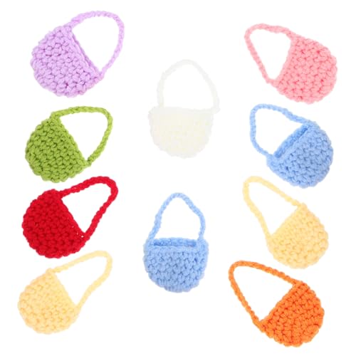 BESPORTBLE 10Stücke Stricktaschen Für Puppenhaus Handgefertigte Häkeltaschen Aus Hochwertigem Material Miniaturornamente Für Kreative Gestaltung Von Spielhäusern BESPORTBLE 10Stücke Stricktaschen Für Puppenhaus Handgefertigte Häkeltaschen Aus Hochwertigem Material Miniaturornamente Für Kreative Gestaltung Von Spielhäusern von BESPORTBLE