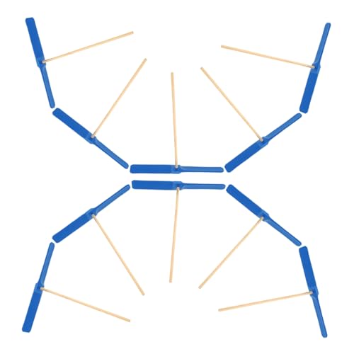 BESPORTBLE 10Stücke Teiliges Bambus Libellen Set für Outdoor Flugspiele Kreatives Fliegendes für Eltern Junge Mädchen Interaktion für Familienabenteuer und Fantasievolles von BESPORTBLE