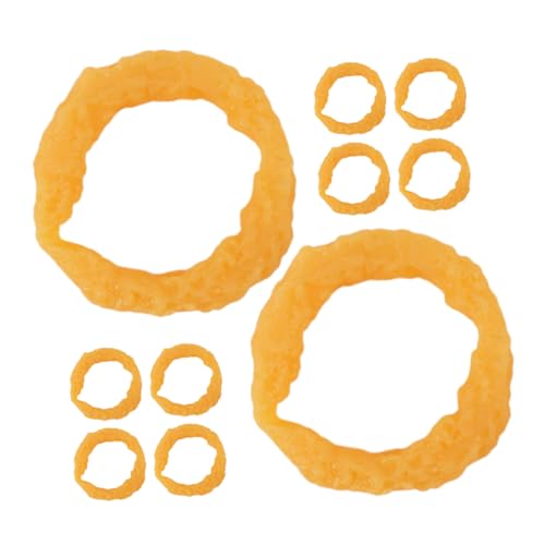 BESPORTBLE 10Stücke Teiliges Künstliche Tintenfischringe Realistische Nachbildung für Küchen Dekoration Fotografie und Rollenspiele Perfektes Fake Food Modell für Eltern Interaktion von BESPORTBLE