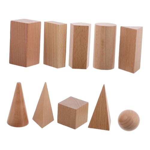 BESPORTBLE 10Stücke Teiliges Lernspielzeug aus Holz Pädagogische Geometrische Formen für Kindergarten und Grundschule Verbessertes Visuelles Lernen und Verständnis von Formen BESPORTBLE 10Stücke Teiliges Lernspielzeug aus Holz Pädagogische Geometrische Formen für Kindergarten und Grundschule Verbessertes Visuelles Lernen und Verständnis von Formen von BESPORTBLE