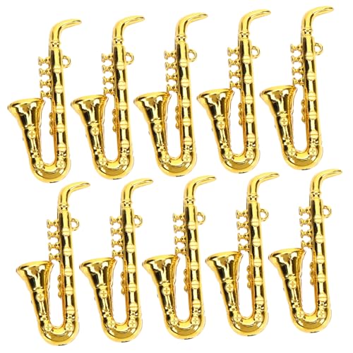 BESPORTBLE 10Stücke Teiliges Musikinstrumente Saxophon für Puppenhaus Dekoration Zubehör für Miniaturwelt und Kreative Spielideen Fördert Fantasie und Praktische BESPORTBLE 10Stücke Teiliges Musikinstrumente Saxophon für Puppenhaus Dekoration Zubehör für Miniaturwelt und Kreative Spielideen Fördert Fantasie und Praktische von BESPORTBLE