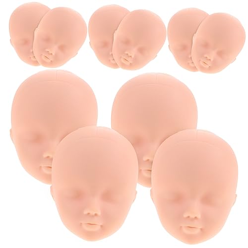 BESPORTBLE 10Stücke Teiliges Puppenköpfe für Make Up Kreative DIY Puppenköpfe aus Kunststoff für Dekoration und Bastelprojekte und Kunstliebhaber von BESPORTBLE