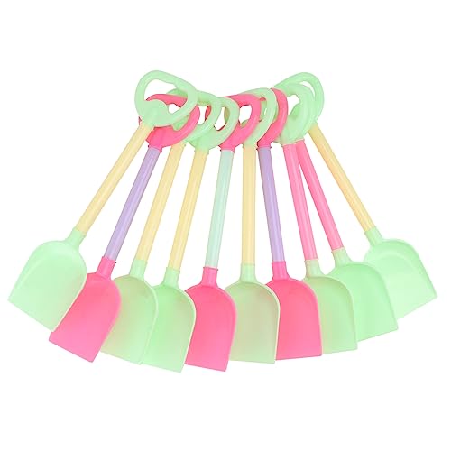 BESPORTBLE 10 Stück Kinder Strandsandschaufeln aus Kunststoff Spielzeug für Gartenarbeit und Strandspiel 40cm Bunt von BESPORTBLE