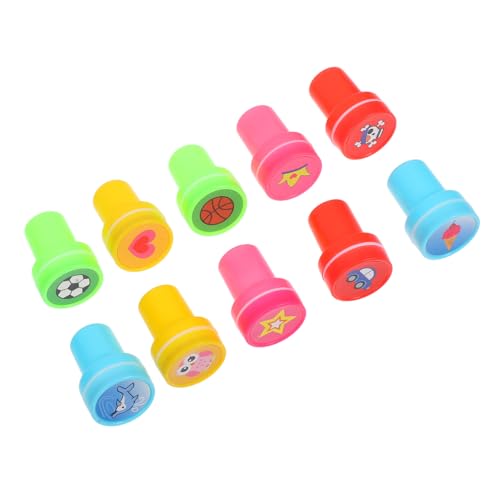BESPORTBLE 10Stücke Teiliges Stempelset für Niedliche Cartoon Stempel für Partygeschenke Klassenzimmerbelohnungen und Kreative DIY Projekte für Bastelarbeiten und Spiele BESPORTBLE 10Stücke Teiliges Stempelset für Niedliche Cartoon Stempel für Partygeschenke Klassenzimmerbelohnungen und Kreative DIY Projekte für Bastelarbeiten und Spiele von BESPORTBLE