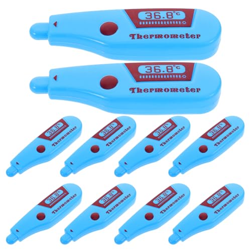 BESPORTBLE 10Stücke Teiliges Thermometer Spielzeugset Für Realistisches Arztspielzeug Für Rollenspiele Und Verkleidung Arztkostüm Zubehör Ohne Licht von BESPORTBLE