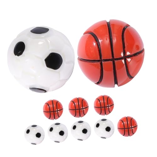 BESPORTBLE 10 Stück Miniatur Sport Fußball und Basketball Kleines Haus Outdoor Zubehör Resin Kleiner Dekoration für Puppenhäuser BESPORTBLE 10 Stück Miniatur Sport Fußball und Basketball Kleines Haus Outdoor Zubehör Resin Kleiner Dekoration für Puppenhäuser von BESPORTBLE