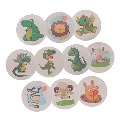 BESPORTBLE 10Stücke Töpfchenaufkleber Für Farbwechsel Aufkleber Für Töpfchentraining Cartoon Tierdesigns Für Töpfchentrainingssitze Designs Und Designs von BESPORTBLE