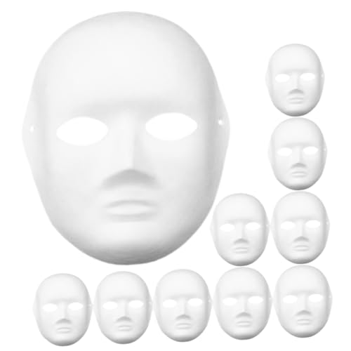 BESPORTBLE 10Stücke Unbemalte Papiermasken Für DIY Weiße Maske Für Kostümpartys Maskerade Requisiten Für Erwachsene Kreative Gestaltung Für Karneval Und Feiern BESPORTBLE 10Stücke Unbemalte Papiermasken Für DIY Weiße Maske Für Kostümpartys Maskerade Requisiten Für Erwachsene Kreative Gestaltung Für Karneval Und Feiern von BESPORTBLE