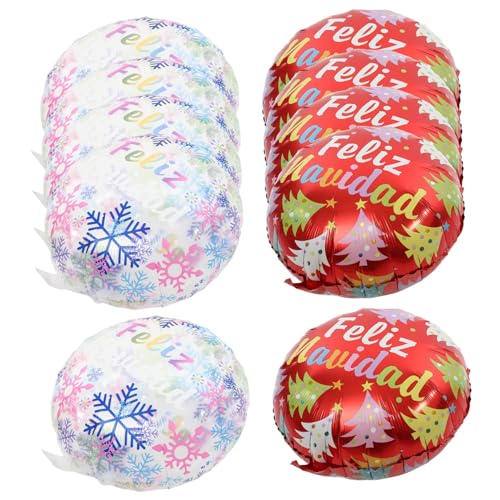 BESPORTBLE 10Stücke Weihnachtsballons Frohe Weihnachten Folienballons Und Transparent Mit Weihnachtsdeko Für Festlichkeiten Und Partys BESPORTBLE 10Stücke Weihnachtsballons Frohe Weihnachten Folienballons Und Transparent Mit Weihnachtsdeko Für Festlichkeiten Und Partys von BESPORTBLE