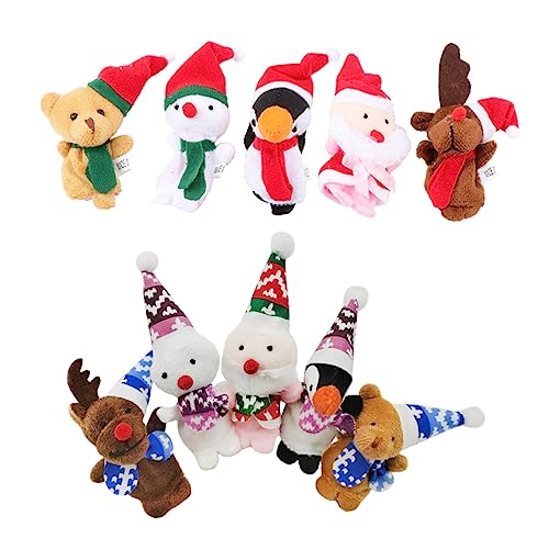 BESPORTBLE 10Stücke Weihnachtsfingerpuppen Niedliche Handgefertigte Story Puppen Für Finger Für Kleinkinder Geschichtenerzählen BESPORTBLE 10Stücke Weihnachtsfingerpuppen Niedliche Handgefertigte Story Puppen Für Finger Für Kleinkinder Geschichtenerzählen von BESPORTBLE