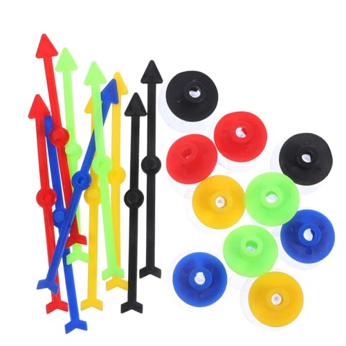 BESPORTBLE 10Stücke Zubehör Für Brettspiele Saugnapf Zeiger Mischfarben Für DIY Spiele Und Trinkspiele Plastikspielpfeilrotation BESPORTBLE 10Stücke Zubehör Für Brettspiele Saugnapf Zeiger Mischfarben Für DIY Spiele Und Trinkspiele Plastikspielpfeilrotation von BESPORTBLE