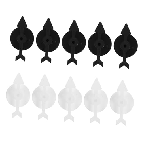 BESPORTBLE 10pcs DIY Brettspiel Plastikpfeile Zeiger Turntable Spinning Arrows Für Kids Classroom Games Party Game Requisiten Home School Projects von BESPORTBLE