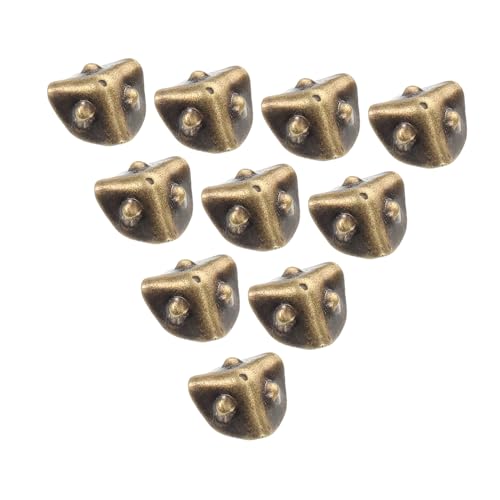 BESPORTBLE 10pcs Miniatur -Koffer -Ecke Wraps Für Dollhouse DIY -Handwerk Zubehör Metallbox Füße Abdeckungen Für Mini -holzkisten Miniaturkoffer BESPORTBLE 10pcs Miniatur -Koffer -Ecke Wraps Für Dollhouse DIY -Handwerk Zubehör Metallbox Füße Abdeckungen Für Mini -holzkisten Miniaturkoffer von BESPORTBLE