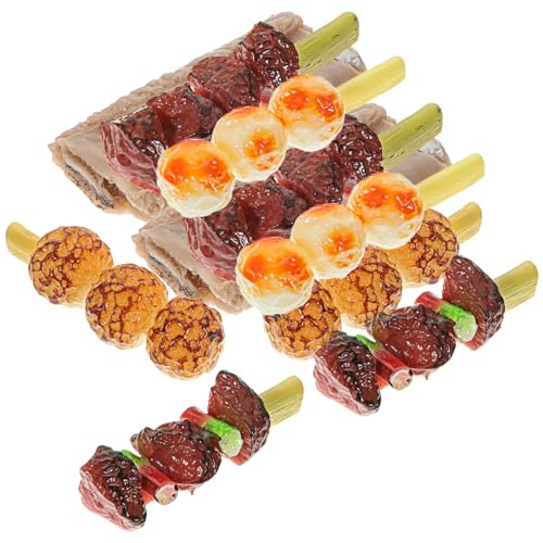 BESPORTBLE 10st Simulierte Grillspieße Modell Kunstfleisch Gefälschte Fleischscheibe Essensspielzeug Legen Lebensechtes Fleischdekor Resin Zubehör Geschnittenes Fleisch PVC Kanto-Kochen Kind BESPORTBLE 10st Simulierte Grillspieße Modell Kunstfleisch Gefälschte Fleischscheibe Essensspielzeug Legen Lebensechtes Fleischdekor Resin Zubehör Geschnittenes Fleisch PVC Kanto-Kochen Kind von BESPORTBLE