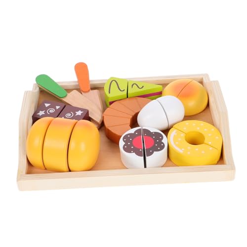 BESPORTBLE 11 Stück Teiliges Holz Dessert Kuchen und Brot Modell Spielset für Realistisches Nachmittags Tee Spielküche Zubehör Pädagogisches Montessori Rollenspiel für Mädchen BESPORTBLE 11 Stück Teiliges Holz Dessert Kuchen und Brot Modell Spielset für Realistisches Nachmittags Tee Spielküche Zubehör Pädagogisches Montessori Rollenspiel für Mädchen von BESPORTBLE