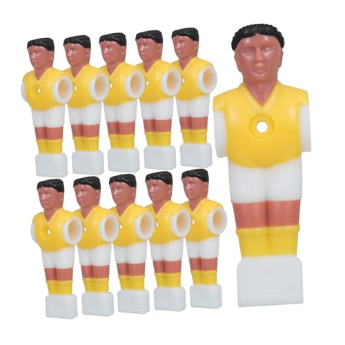 BESPORTBLE 11 Stück Teiliges Tischfußball Ersatzspieler aus Langlebigem Kunststoff Glatte Oberfläche Geeignet für Standard Tischkicker Robuste Foosball Figuren für Intensives Spielvergnügen von BESPORTBLE