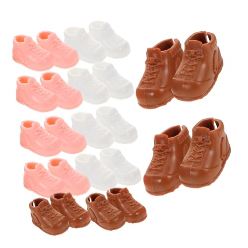 BESPORTBLE 12 Paar Miniatur-puppenschuhe, Mini-high-top-Sneakers, Winzige Stiefel Für 17 cm Große Puppen, Bjd/ob11/ymy-puppen, Spielzeughaus-Ornamente, Maßstab 1/12, Puppenhaus-zubehör, BESPORTBLE 12 Paar Miniatur-puppenschuhe, Mini-high-top-Sneakers, Winzige Stiefel Für 17 cm Große Puppen, Bjd/ob11/ymy-puppen, Spielzeughaus-Ornamente, Maßstab 1/12, Puppenhaus-zubehör, von BESPORTBLE