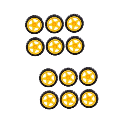 BESPORTBLE 12 Stck Teiliges Gummiräder für Spielzeugauto Zubehör Elastische und Verschleißfeste Räder aus Umweltfreundlichem Gummi und Robustem Kompatibel mit Smart Car Robotern BESPORTBLE 12 Stck Teiliges Gummiräder für Spielzeugauto Zubehör Elastische und Verschleißfeste Räder aus Umweltfreundlichem Gummi und Robustem Kompatibel mit Smart Car Robotern von BESPORTBLE
