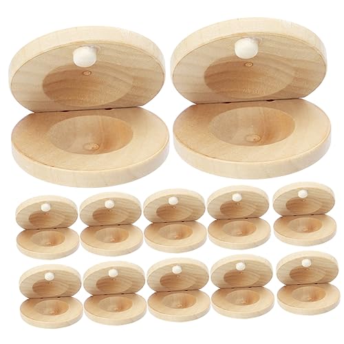 BESPORTBLE 12 Stck Teiliges Holz Kastagnetten Langlebige Robuste Rhythmus Instrumente mit Klarem Fördert Koordination und Musikalisches Interesse für Mädchen und Jungen BESPORTBLE 12 Stck Teiliges Holz Kastagnetten Langlebige Robuste Rhythmus Instrumente mit Klarem Fördert Koordination und Musikalisches Interesse für Mädchen und Jungen von BESPORTBLE