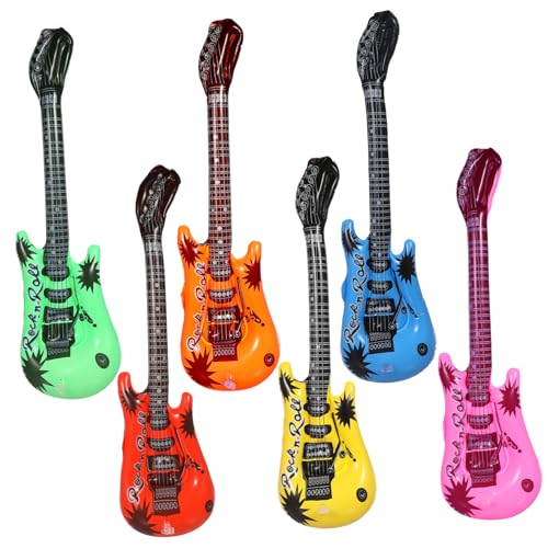 BESPORTBLE 12 Stück Aufblasbare Gitarren Musik Themen Party Deko Realistische Requisiten für Jahre Tragbare PVC Gitarren für Fotobooth Dekorationen BESPORTBLE 12 Stück Aufblasbare Gitarren Musik Themen Party Deko Realistische Requisiten für Jahre Tragbare PVC Gitarren für Fotobooth Dekorationen von BESPORTBLE