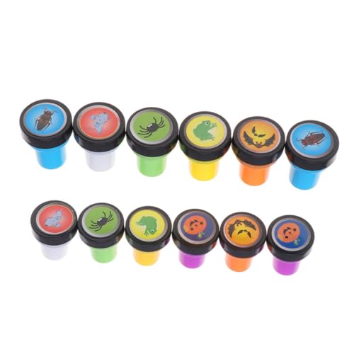 BESPORTBLE 12 Stück Halloween Stempel für Bastelspielzeug mit Verschiedenen Motiven für Halloween Feiern Karten und DIY Projekte Umweltfreundliches Plastik für und Bastelaktionen BESPORTBLE 12 Stück Halloween Stempel für Bastelspielzeug mit Verschiedenen Motiven für Halloween Feiern Karten und DIY Projekte Umweltfreundliches Plastik für und Bastelaktionen von BESPORTBLE